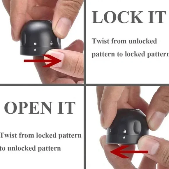 1Pc Wine & 1Pc Champagne Saver Vacuum Pump Preserver Leakproof Reusable Corks - Picture 5 of 5